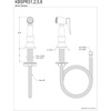 image:imageKingston Brass Gourmetier KBSPR35 Kitchen Faucet Sprayer with Hose Oil Rubbed BronzeOil Rubbed Bronze
