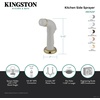 image:imageKingston Brass KBS756SP Kitchen Side Sprayer Antique CopperAntique Copper