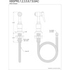 image:imageKingston Brass KBSPR6 Brass Kitchen Faucet Side Sprayer in Polished NickelPolished Chrome