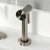 image:imageKingston Brass KS2433KL Whitaker SingleHandle Kitchen Faucet with Brass Sprayer Antique BrassBrushed Nickel