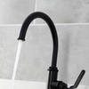 image:imageKingston Brass KS2433KL Whitaker SingleHandle Kitchen Faucet with Brass Sprayer Antique BrassMatte Black
