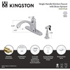 image:imageKingston Brass KS6571PLBS SingleHandle Kitchen Faucet Polished Chrome
