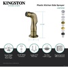 image:imageKingston Brass LSS8711SP Gourmet Scape Plastic Kitchen Side Sprayer Polished ChromeBrushed Nickel