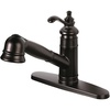 image:imageKingston Brass GSC7571TL Gourmetier Templeton 8Inch Centerset Single Handle Kitchen Faucet with PullOut Wand Polished ChromeOil Rubbed Bronze