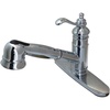 image:imageKingston Brass GSC7571TL Gourmetier Templeton 8Inch Centerset Single Handle Kitchen Faucet with PullOut Wand Polished ChromePolished Chrome