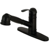 image:imageKingston Brass GSC7575WEL PullOut Kitchen Faucet 8916 in Spout Reach Oil Rubbed BronzeMatte Black
