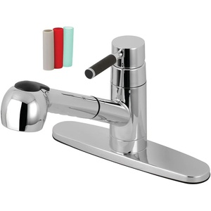 image:imageKingston Brass GSC8578DKL Kaiser PullOut Sprayer Kitchen Faucet Brushed Nickel 1038 x 875 x 881Polished Chrome