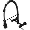 image:imageGourmetier GS8180DL Concord 2Handle Wall Mount PullDown Kitchen Faucet Matte BlackMatte Black