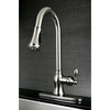 image:imageGourmetier GSY7771ACL American Classic SingleHandle PullDown Sprayer Kitchen Faucet Polished ChromeBrushed Nickel