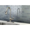 image:imageGourmetier GSY7771ACL American Classic SingleHandle PullDown Sprayer Kitchen Faucet Polished ChromeBrushed Nickel