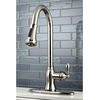 image:imageGourmetier GSY7771ACL American Classic SingleHandle PullDown Sprayer Kitchen Faucet Polished ChromeOil Rubbed Bronze