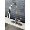 image:imageGourmetier GSY7771ACL American Classic SingleHandle PullDown Sprayer Kitchen Faucet Polished ChromeOil Rubbed Bronze