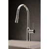 image:imageGourmetier LS2721NYL SingleHandle PullDown Kitchen Faucet Polished ChromePolished Chrome