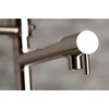 image:imageGourmetier LS8500CTL Continental SingleHandle PreRinse Kitchen Faucet Matte BlackBrushed Nickel