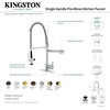 image:imageGourmetier LS8500CTL Continental SingleHandle PreRinse Kitchen Faucet Matte BlackOil Rubbed Bronze