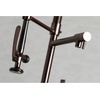 image:imageGourmetier LS8500CTL Continental SingleHandle PreRinse Kitchen Faucet Matte BlackOil Rubbed Bronze