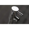 image:imageGourmetier LS8500CTL Continental SingleHandle PreRinse Kitchen Faucet Matte BlackPolished Chrome