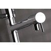 image:imageGourmetier LS8500CTL Continental SingleHandle PreRinse Kitchen Faucet Matte BlackPolished Chrome