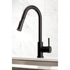 image:imageGourmetier LS8620DL Concord SingleHandle PullDown Kitchen Faucet Matte BlackMatte Black