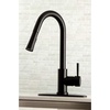 image:imageGourmetier LS8620DL Concord SingleHandle PullDown Kitchen Faucet Matte BlackMatte Black