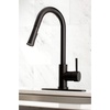 image:imageGourmetier LS8620DL Concord SingleHandle PullDown Kitchen Faucet Matte BlackMatte Black