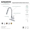 image:imageGourmetier LS8620DL Concord SingleHandle PullDown Kitchen Faucet Matte BlackOil Rubbed Bronze