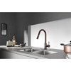 image:imageGourmetier LS8620DL Concord SingleHandle PullDown Kitchen Faucet Matte BlackOil Rubbed Bronze