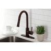 image:imageGourmetier LS8620DL Concord SingleHandle PullDown Kitchen Faucet Matte BlackOil Rubbed Bronze