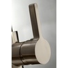 image:imageGourmetier LS8670CTL Continental SingleHandle PreRinse Kitchen Faucet Matte BlackBrushed Nickel