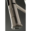 image:imageGourmetier LS8670CTL Continental SingleHandle PreRinse Kitchen Faucet Matte BlackBrushed Nickel