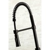 image:imageGourmetier LS8670CTL Continental SingleHandle PreRinse Kitchen Faucet Matte BlackMatte Black