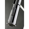 image:imageGourmetier LS8670CTL Continental SingleHandle PreRinse Kitchen Faucet Matte BlackPolished Chrome