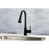 image:imageGourmetier LS8727DL Concord SingleHandle PullDown Kitchen Faucet Matte BlackChromeMatte Black