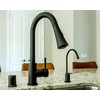 image:imageGourmetier LS8727DL Concord SingleHandle PullDown Kitchen Faucet Matte BlackChromeMatte Black