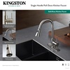 image:imageGourmetier LS8727DL Concord SingleHandle PullDown Kitchen Faucet Matte BlackChromeMatte Black