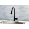 image:imageGourmetier LS8727DL Concord SingleHandle PullDown Kitchen Faucet Matte BlackChromeMatte Black