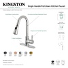 image:imageGourmetier LS8727DL Concord SingleHandle PullDown Kitchen Faucet Matte BlackChromeMatte BlackPolished Chrome