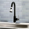 image:imageGourmetier LS8727DL Concord SingleHandle PullDown Kitchen Faucet Matte BlackChromeMatte BlackPolished Chrome