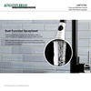 image:imageGourmetier LS8727DL Concord SingleHandle PullDown Kitchen Faucet Matte BlackChromeMatte BlackPolished Chrome