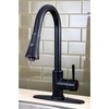 image:imageGourmetier LS8727DL Concord SingleHandle PullDown Kitchen Faucet Matte BlackChromeNaples Bronze