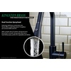 image:imageGourmetier LS8727DL Concord SingleHandle PullDown Kitchen Faucet Matte BlackChromeNaples Bronze