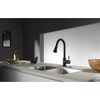 image:imageGourmetier LS8727DL Concord SingleHandle PullDown Kitchen Faucet Matte BlackChromeNaples Bronze