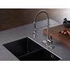 image:imageGourmetier LS8777DKL Kaiser SingleHandle PreRinse Kitchen Faucet Matte BlackPolished ChromeBrushed Nickel