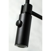 image:imageGourmetier LS8777DKL Kaiser SingleHandle PreRinse Kitchen Faucet Matte BlackPolished ChromeMatte Black