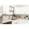 image:imageGourmetier LS8777DKL Kaiser SingleHandle PreRinse Kitchen Faucet Matte BlackPolished ChromeMatte Black