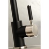 image:imageGourmetier LS8777DKL Kaiser SingleHandle PreRinse Kitchen Faucet Matte BlackPolished ChromeMatte BlackBrushed Nickel