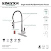 image:imageGourmetier LS8777DKL Kaiser SingleHandle PreRinse Kitchen Faucet Matte BlackPolished ChromeMatte BlackBrushed Nickel