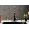 image:imageGourmetier LS8777DKL Kaiser SingleHandle PreRinse Kitchen Faucet Matte BlackPolished ChromeMatte BlackPolished Chrome