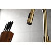 image:imageGourmetier LS8783CTL Continental SingleHandle PullDown Kitchen Faucet Brushed BrassBrushed Brass