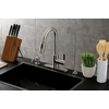 image:imageGourmetier LS8783CTL Continental SingleHandle PullDown Kitchen Faucet Brushed BrassBrushed Nickel